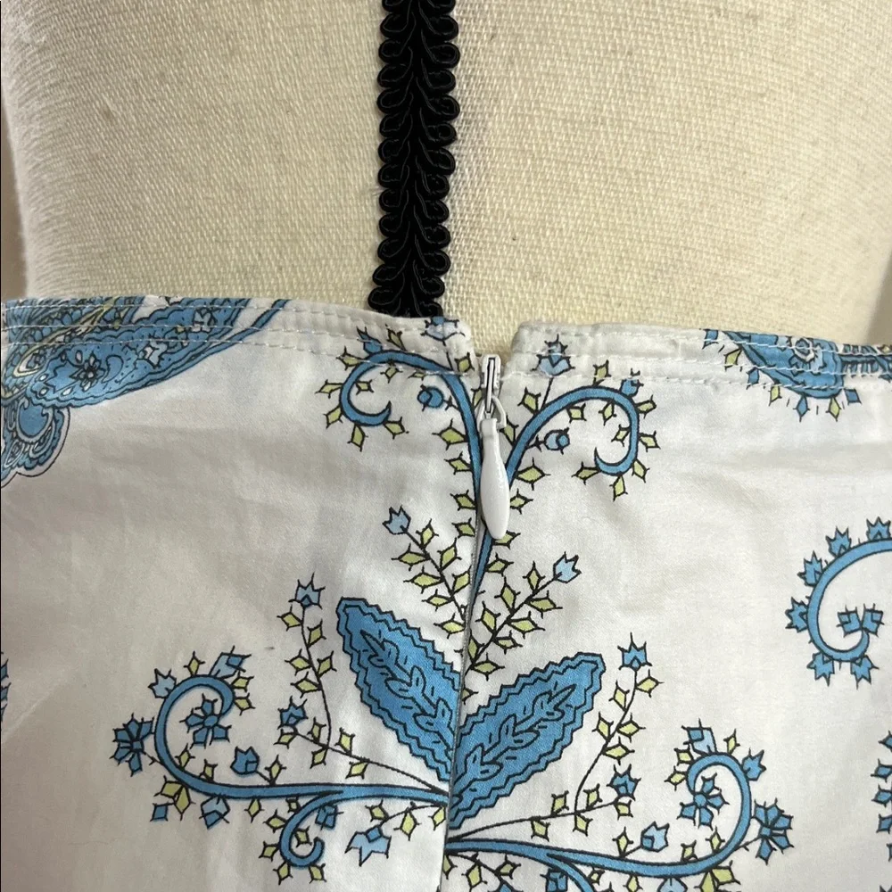 🩵🤍Talbots Blue Paisley A-Line Women's Skirt